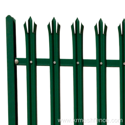 Powder Coated H Post Palisade Fence for Garden